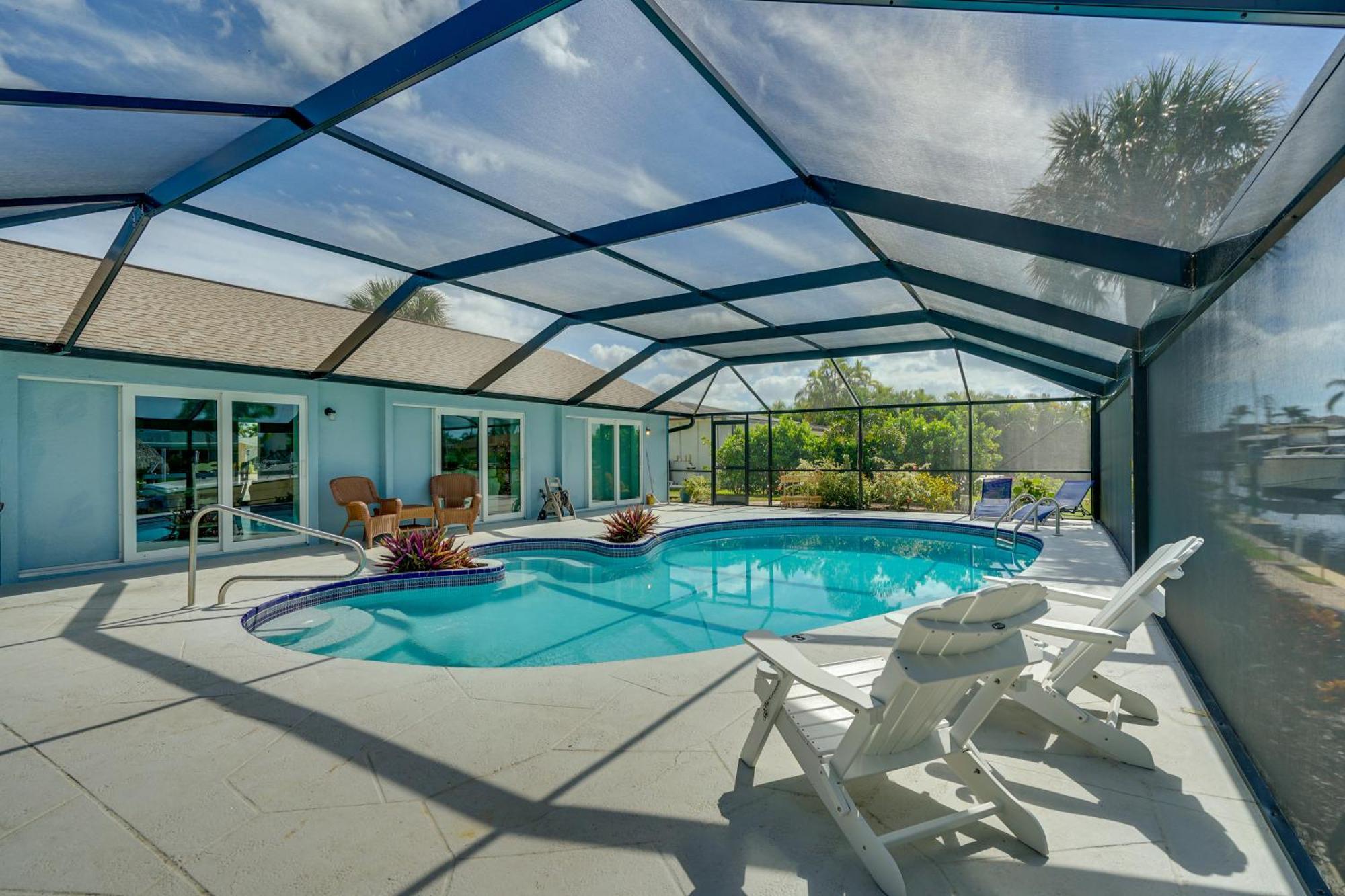 Beachy Cape Coral Home - Swim, Fish, Boat! Dış mekan fotoğraf