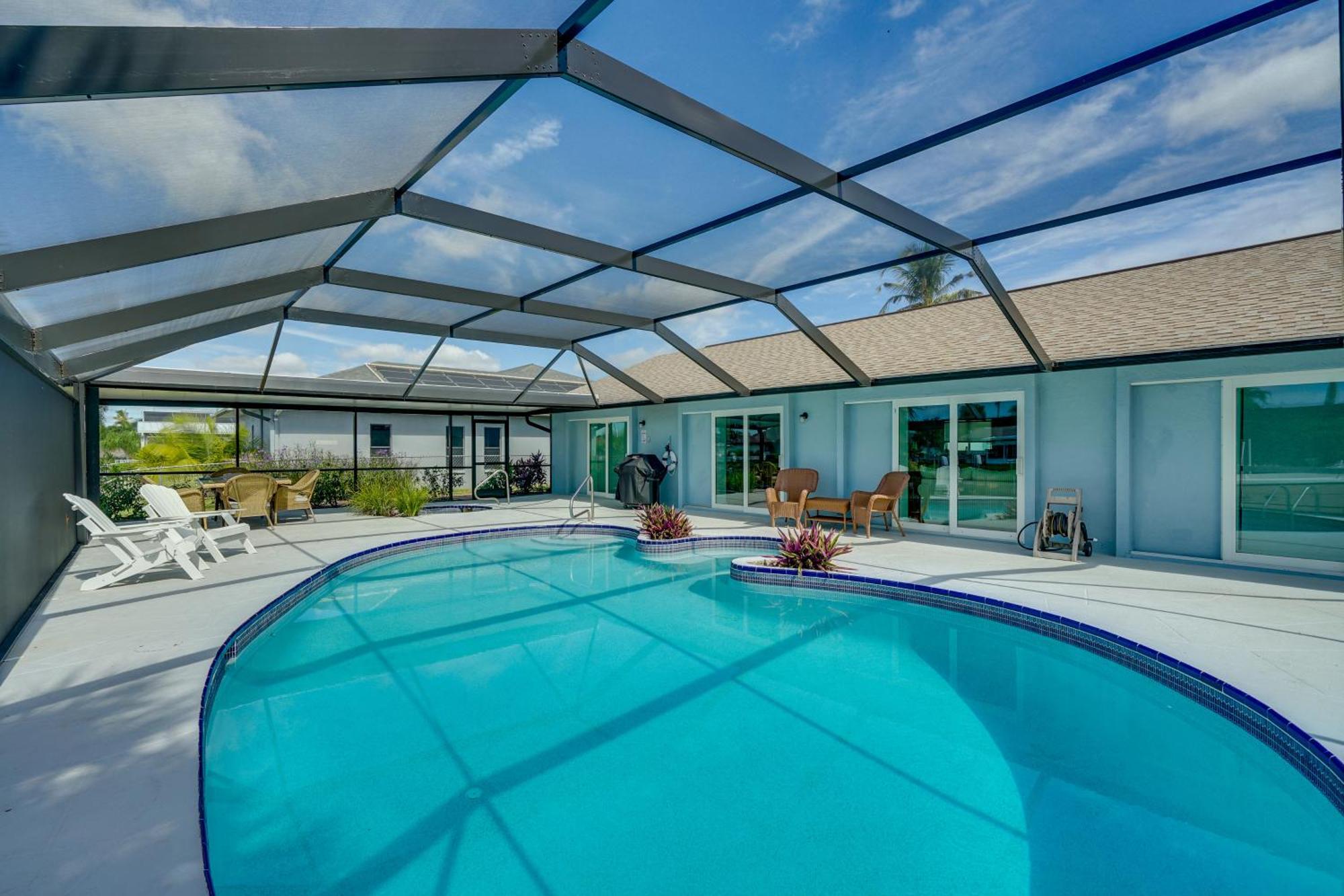 Beachy Cape Coral Home - Swim, Fish, Boat! Dış mekan fotoğraf